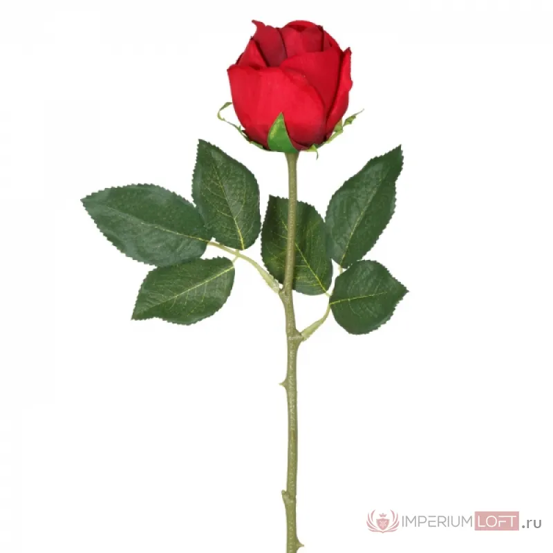 Декоративный искусственный цветок Mini Red Rose от ImperiumLoft