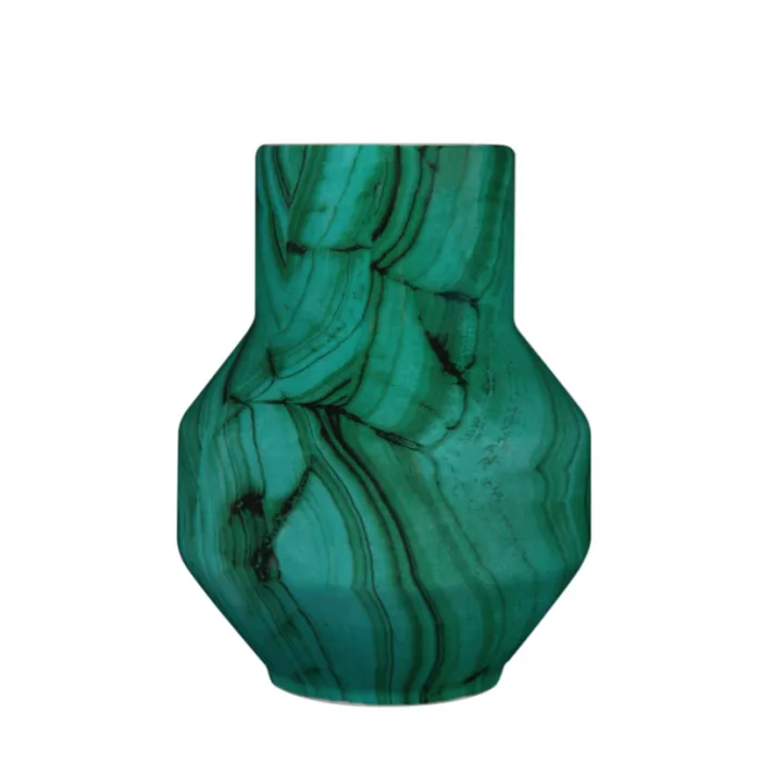 Ваза Malachite Vase rubikon low от ImperiumLoft