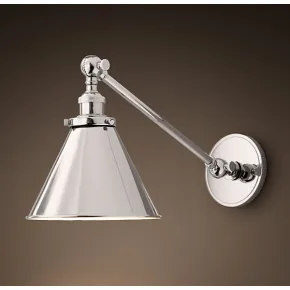 Бра 20TH C Library Single Sconce silver