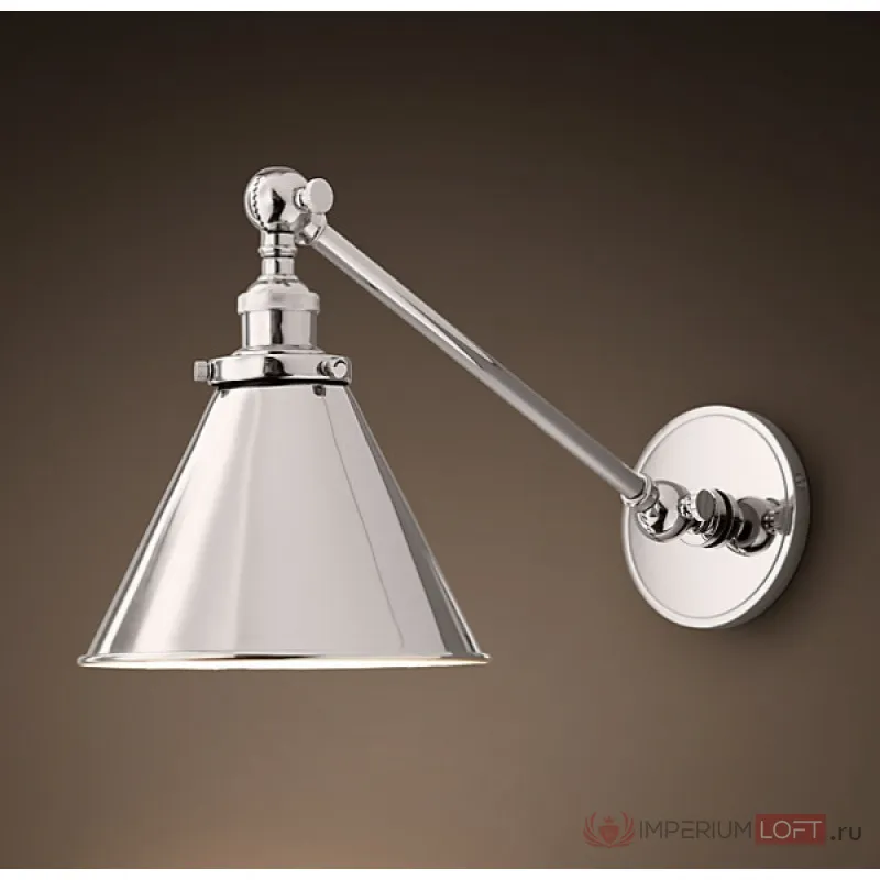 Бра 20TH C Library Single Sconce silver от ImperiumLoft
