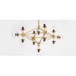 Люстра Modo Chandelier Globes Blue Ambre Gold от ImperiumLoft
