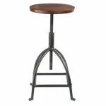 Барный стул Industrial Bar Oak Barstool от ImperiumLoft