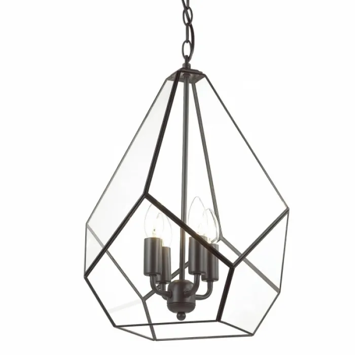 Люстра Geometry Glass Light Pendant Transparent 4 от ImperiumLoft