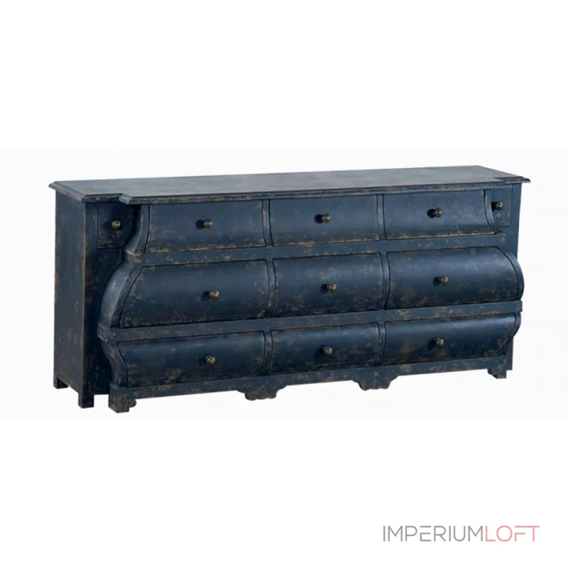 Комод винтаж Dialma Brown blu scuro