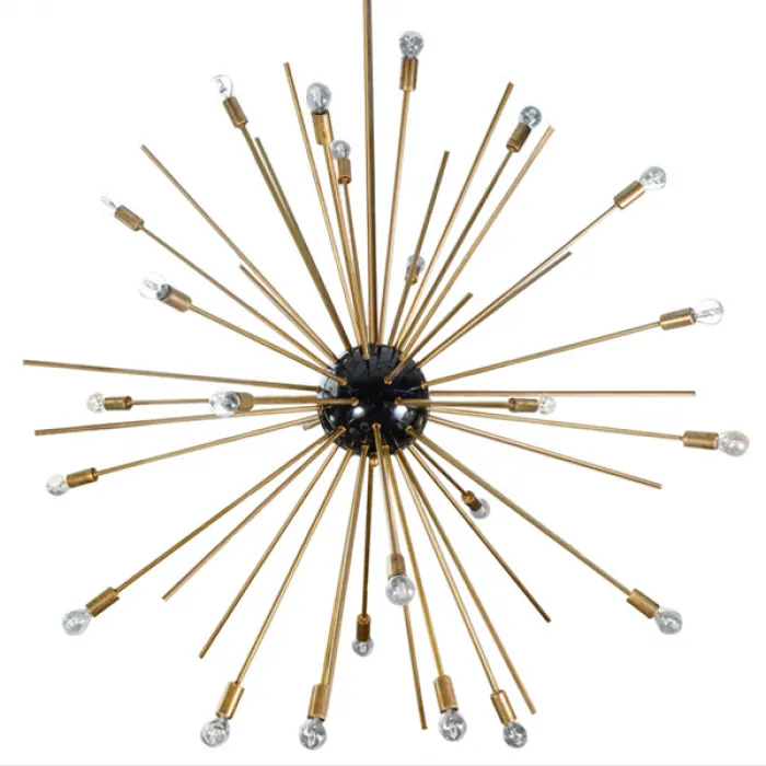 Huge Sputnik Chandelier Gold and Black  от ImperiumLoft