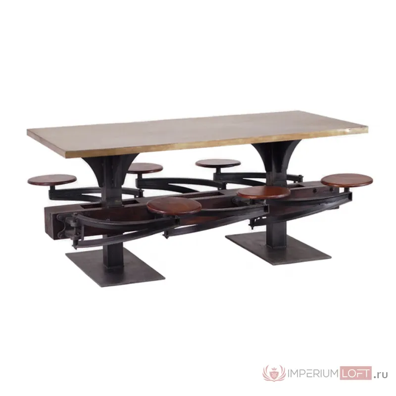 Обеденный стол Perrin Communal Table Loft от ImperiumLoft