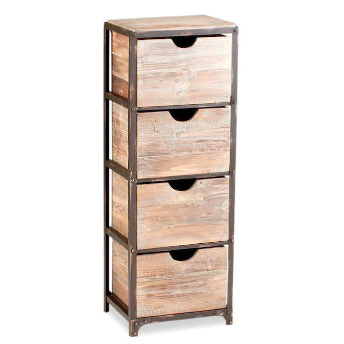 Комод Industrial Metal Rust Tall Storage Shelf от ImperiumLoft
