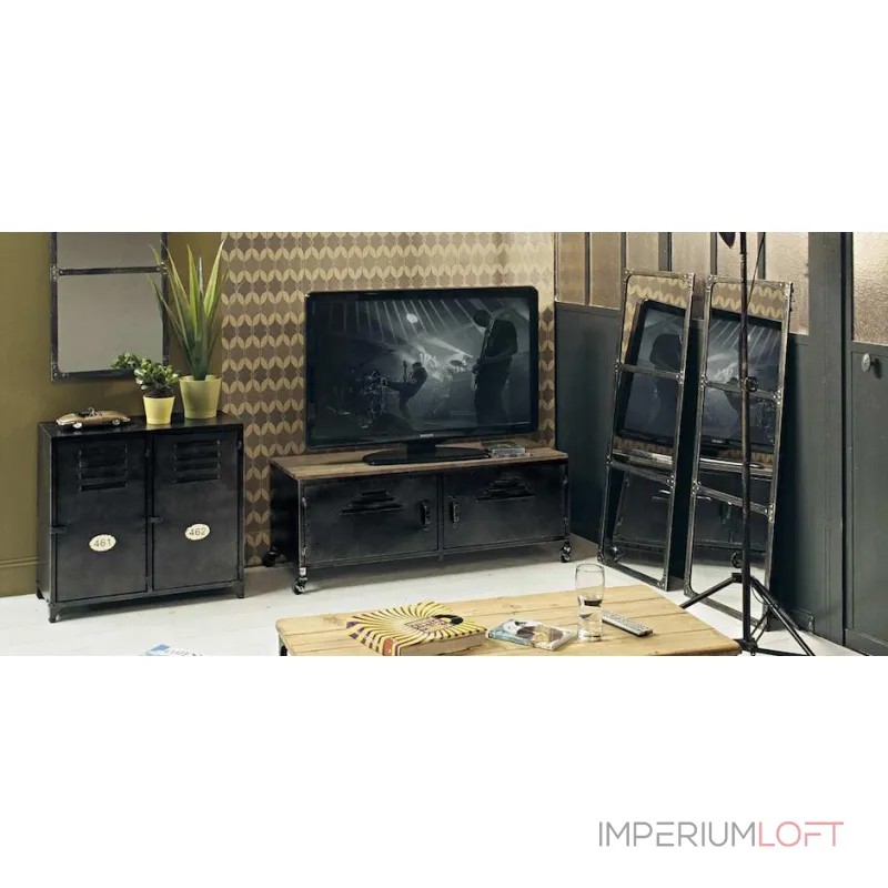 Буфет Industrial Rust Metal Wyne Chest от ImperiumLoft Буфет Industrial Rust Metal Wyne Chest от ImperiumLoft