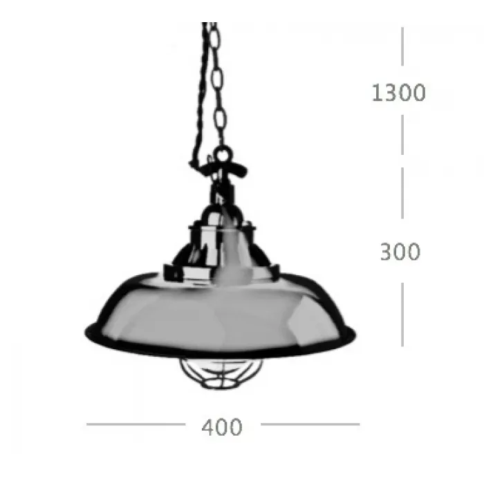 Подвесной светильник Plate Cage Retro Color Light от ImperiumLoft