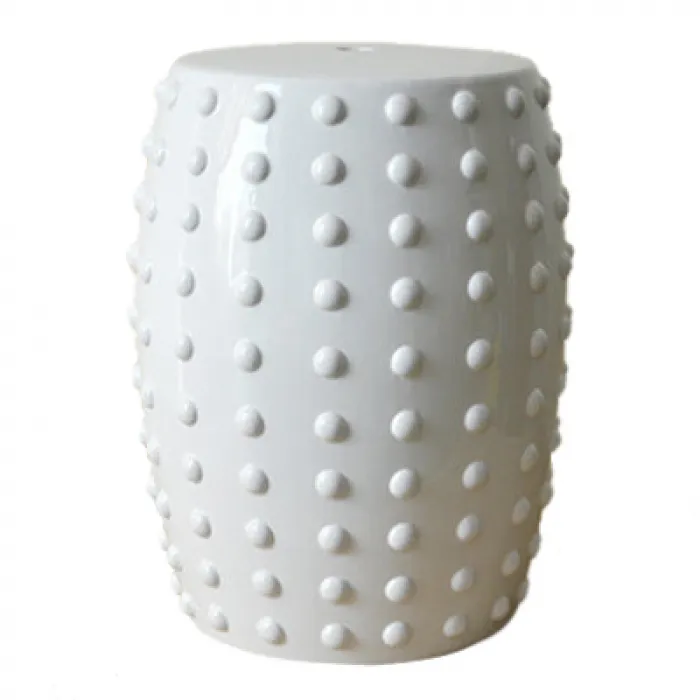 Керамический табурет Pimple White от ImperiumLoft
