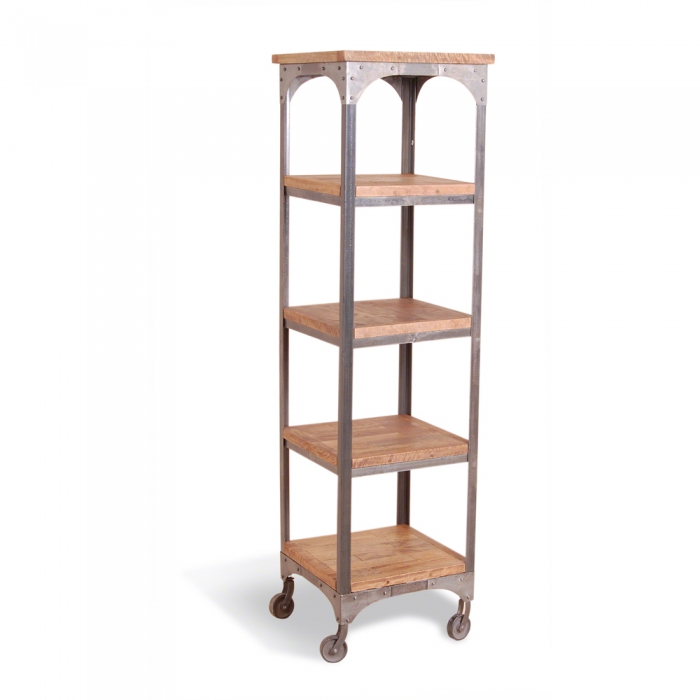 Стеллаж Industrial Metal Rust 5 Layer Corner Shelf от ImperiumLoft