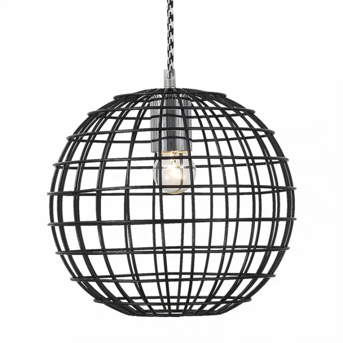 Люстра Iron Farm Cage Pendant Black от ImperiumLoft