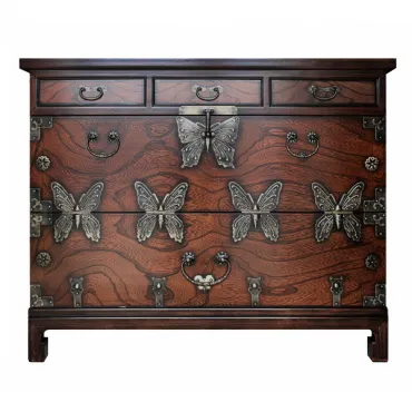 Китайский комод Chinoiserie chest of drawers Butterfly