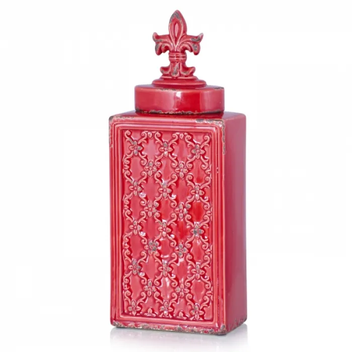 Ваза с крышкой Scarlet Flower от ImperiumLoft