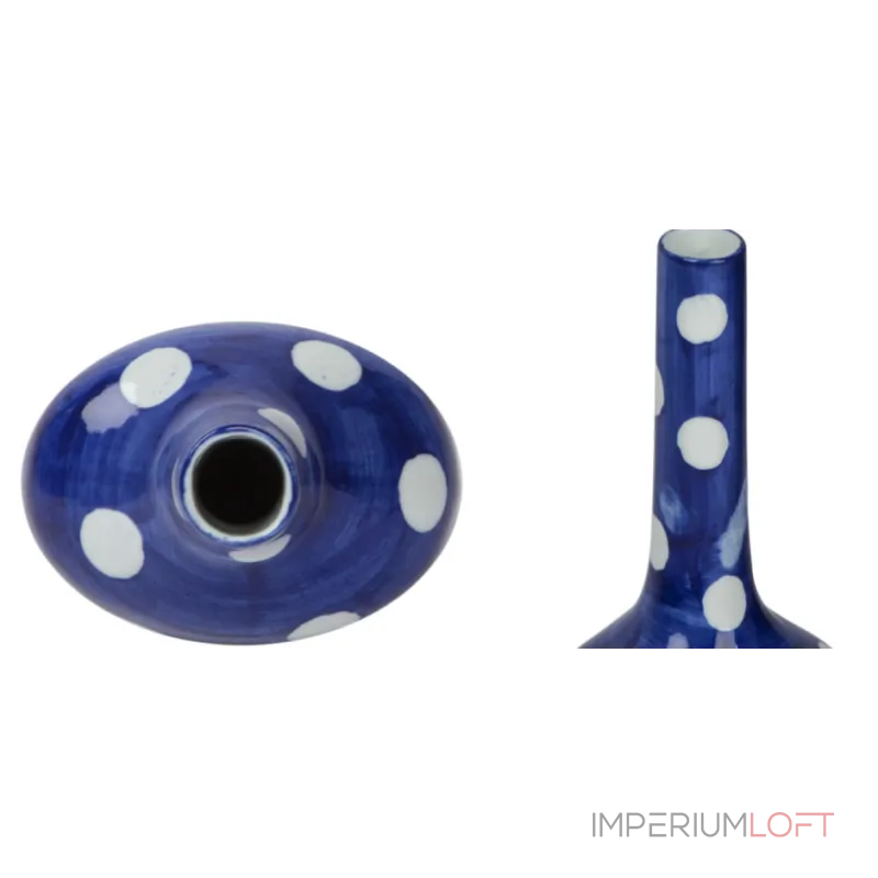 Ваза-бутылка blue & white ornament Point Bottle