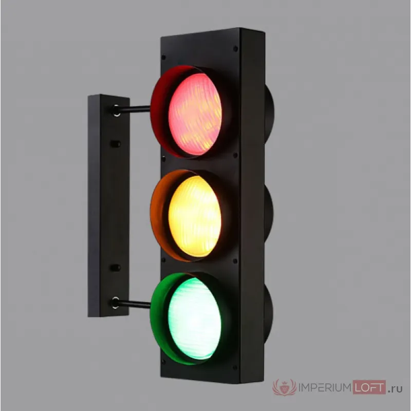 Бра Светофор Loft traffic light Wall lamp Duo от ImperiumLoft