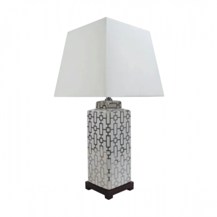 Настольная лампа Grey Rectangles от ImperiumLoft