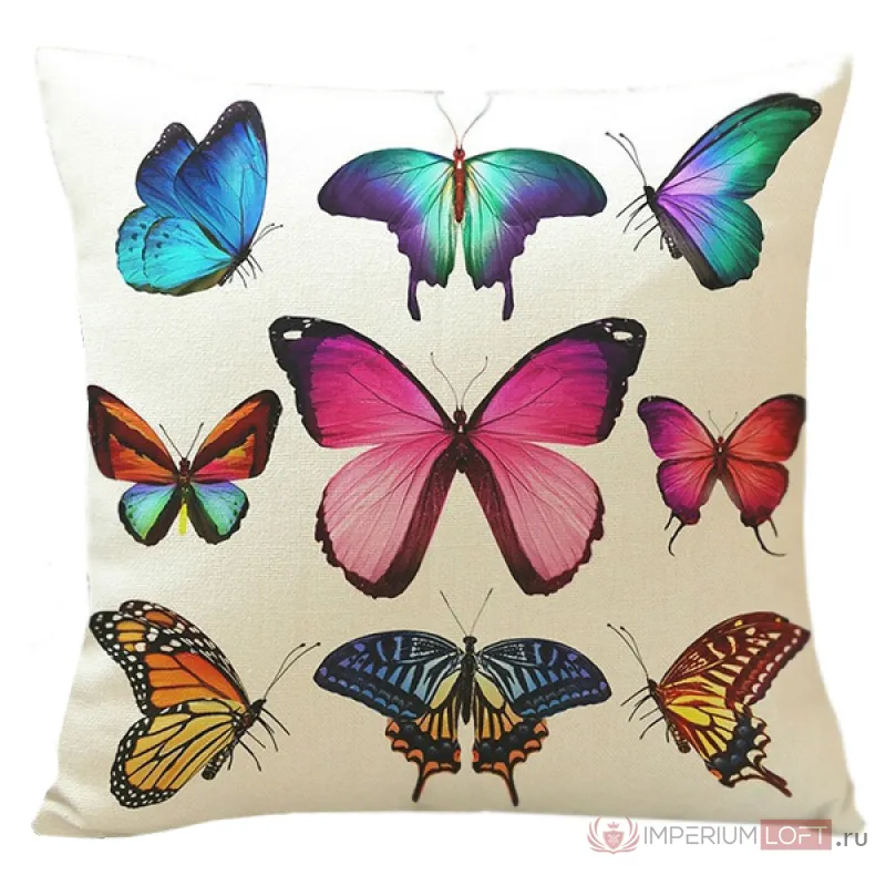 Декоративная подушка Butterfly #2 от ImperiumLoft