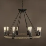 Люстра Round Tube Loft Rope Light от ImperiumLoft