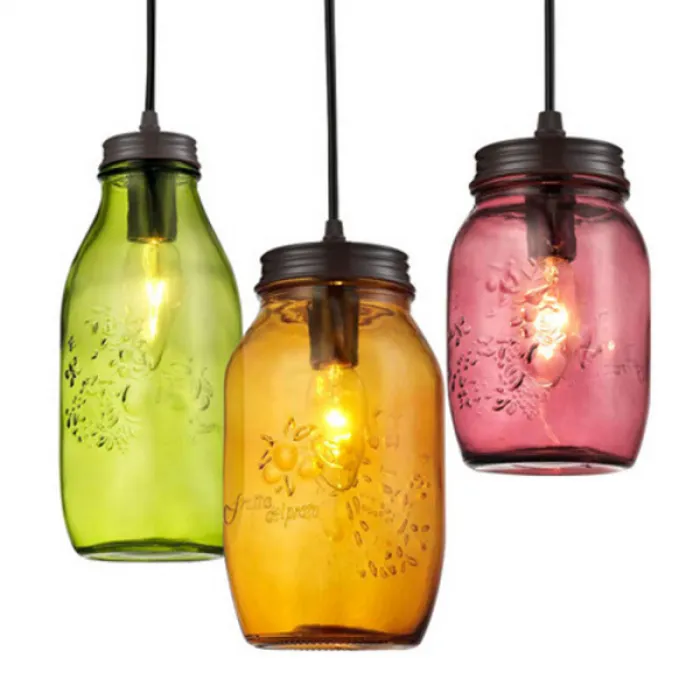 Подвесной светильник Dreamy Rustic Colorful Mason Pendant от ImperiumLoft