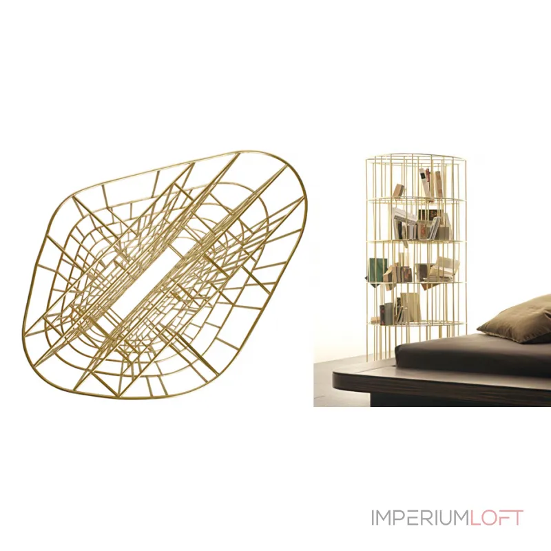 Стеллаж CECCOTTI Bibliotheque Golden Сage