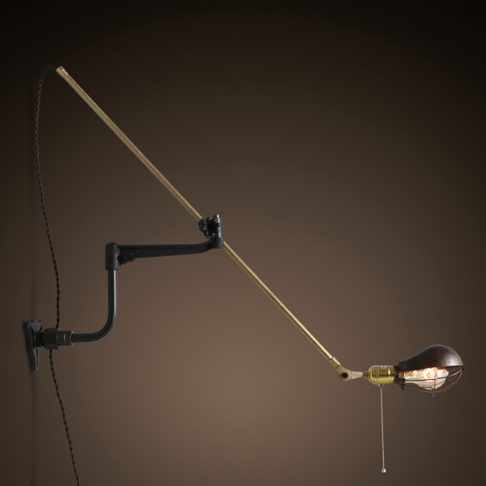 Настенный светильник Steampunk Extension Pole Bra от ImperiumLoft