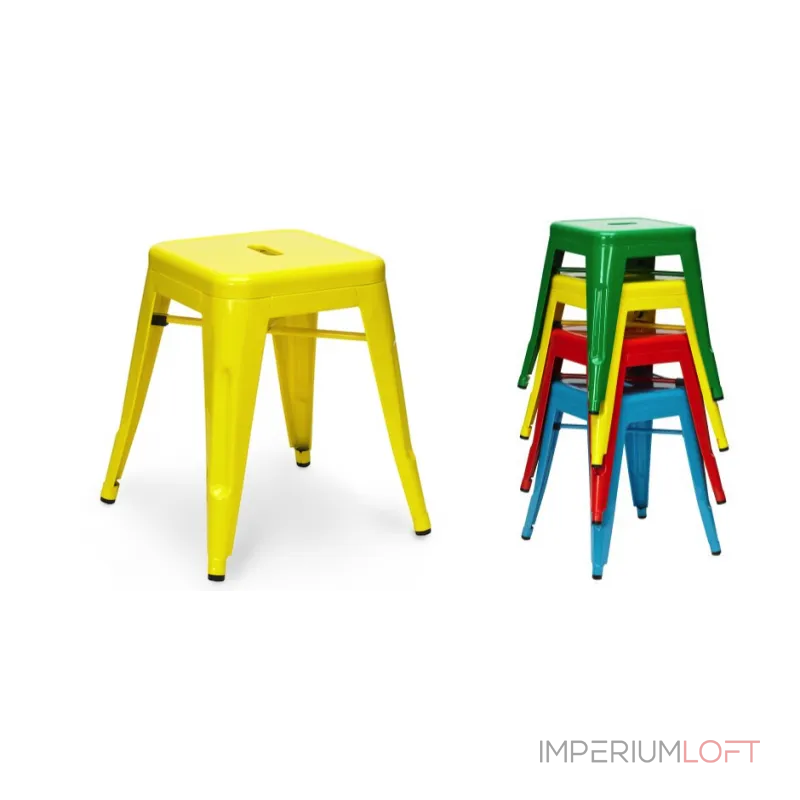 Кухонный стул Tolix Kitchen Stool 45 designed by Xavier Pauchard		 in 1934