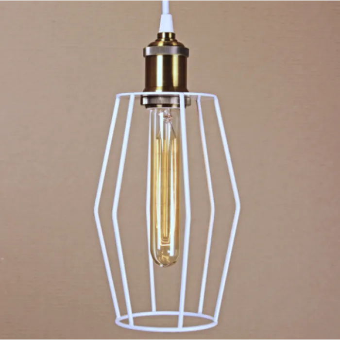 Подвесной светильник Wire Cage Pendant Spauk White от ImperiumLoft