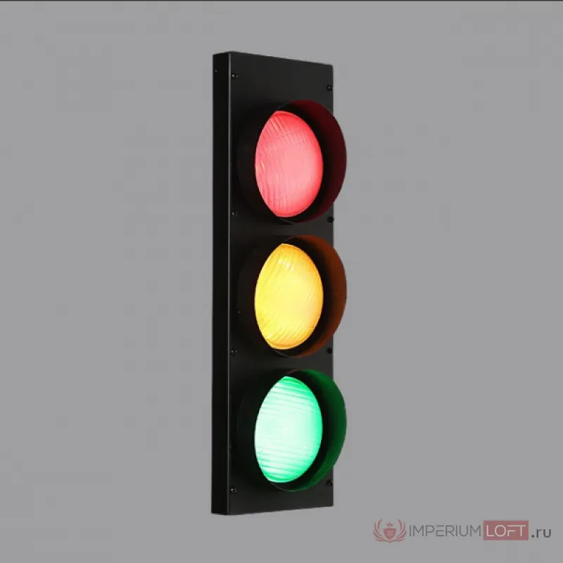Бра Светофор Loft traffic light Wall lamp от ImperiumLoft