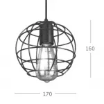 Cветильник Loft Nest Cage №3 от ImperiumLoft