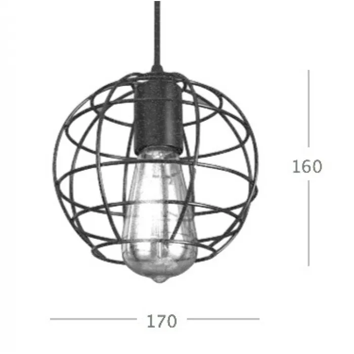 Cветильник Loft Nest Cage №3 от ImperiumLoft