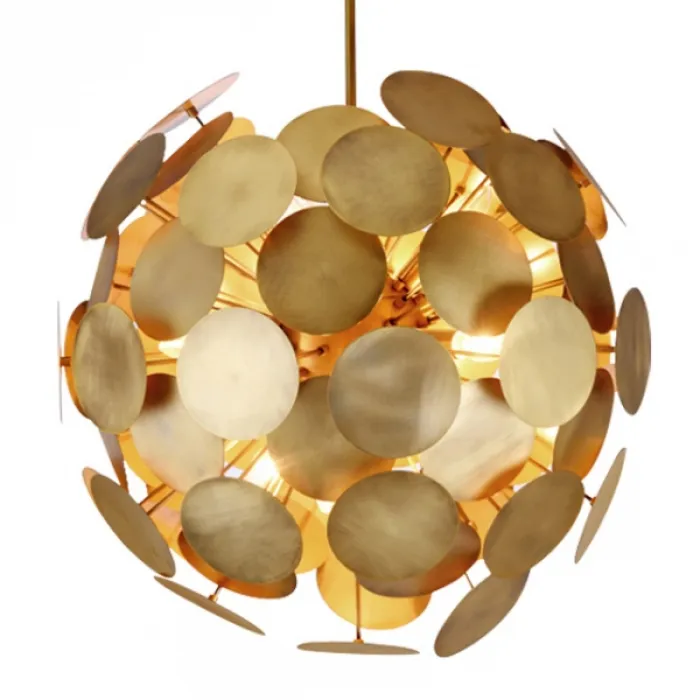 Люстра Metal Disc Chandelier от ImperiumLoft