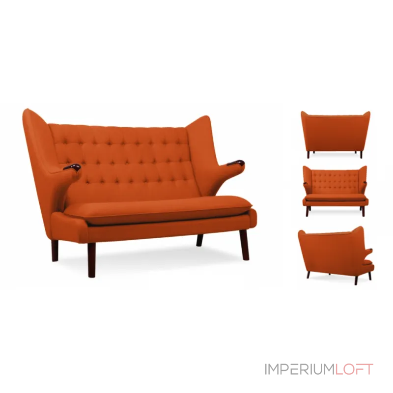 Диван Papa Bear Loveseat designed by Hans J.Wegner		 in 1951