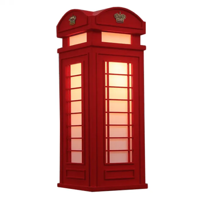 Настольная лампа London Phone Booth Table Lamp от ImperiumLoft
