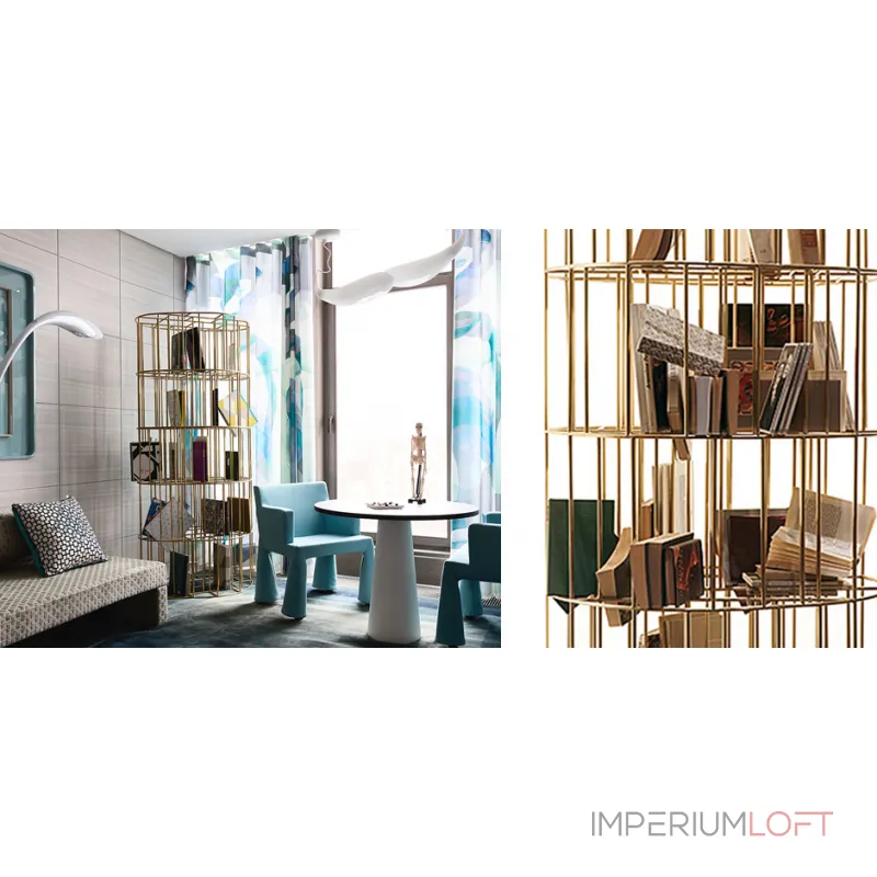 Стеллаж CECCOTTI Bibliotheque Golden Сage