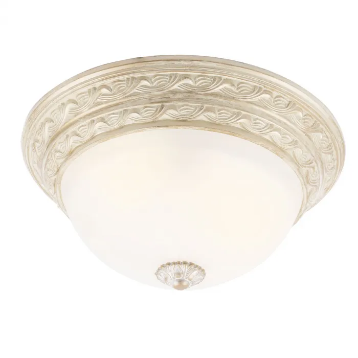 Потолочный светильник Flush Mount Ceiling Light white milky glass от ImperiumLoft