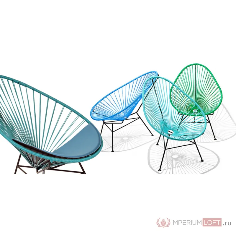 Кресло Acapulco Stol turquoise от ImperiumLoft