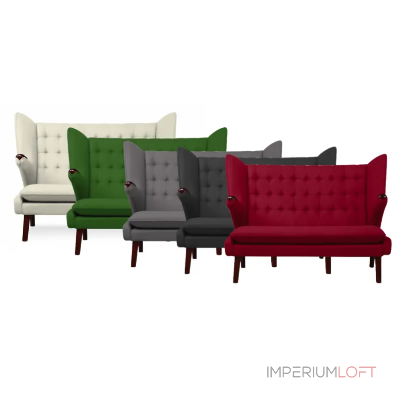 Диван Papa Bear Loveseat designed by Hans J.Wegner		 in 1951