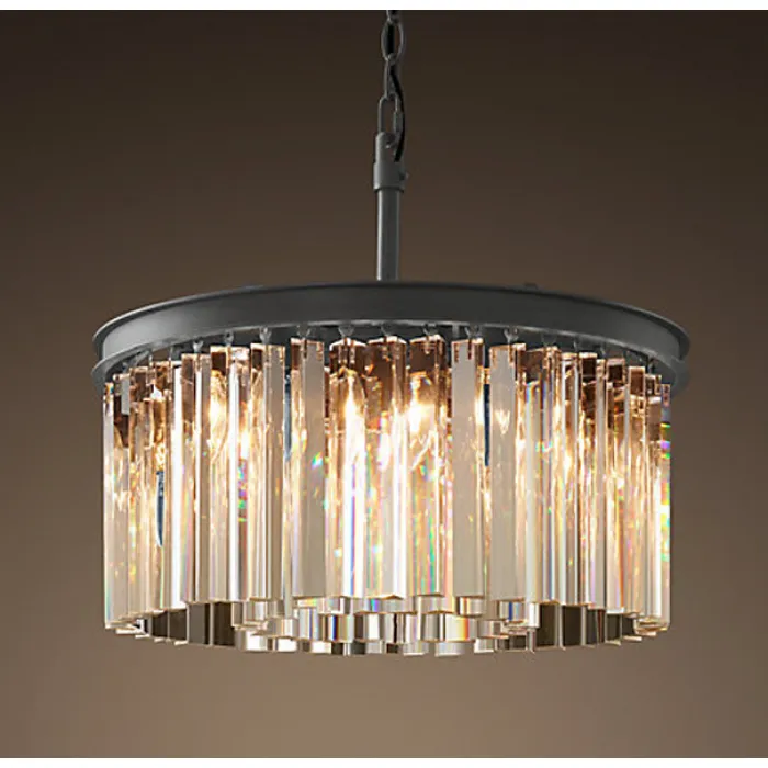 Люстра RH Rhys Clear Glass Prism Round Chandelier 40 от ImperiumLoft