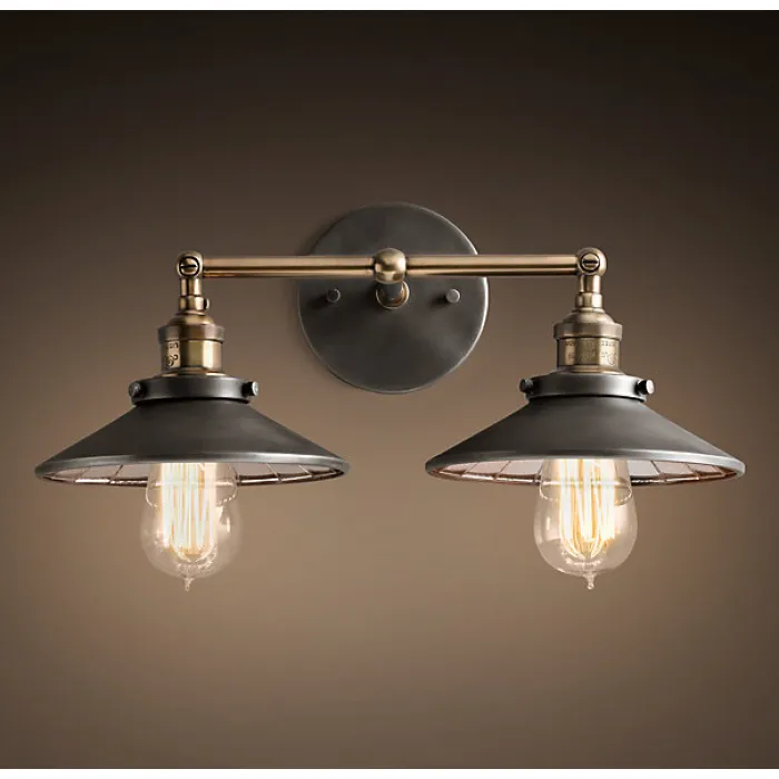Бра Loft Cone 20th c.Factory filament Pendant Reflector Double от ImperiumLoft