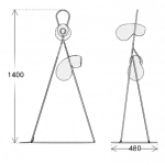 Торшер Кейч floor lamp от ImperiumLoft