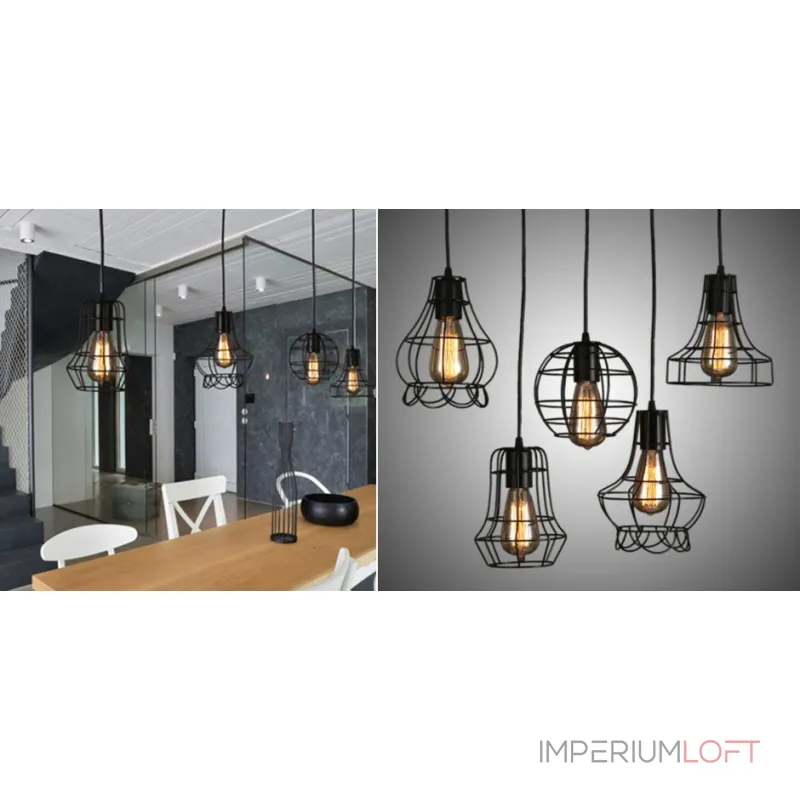 Cветильник Loft Nest Cage №3 от ImperiumLoft Cветильник Loft Nest Cage №3 от ImperiumLoft