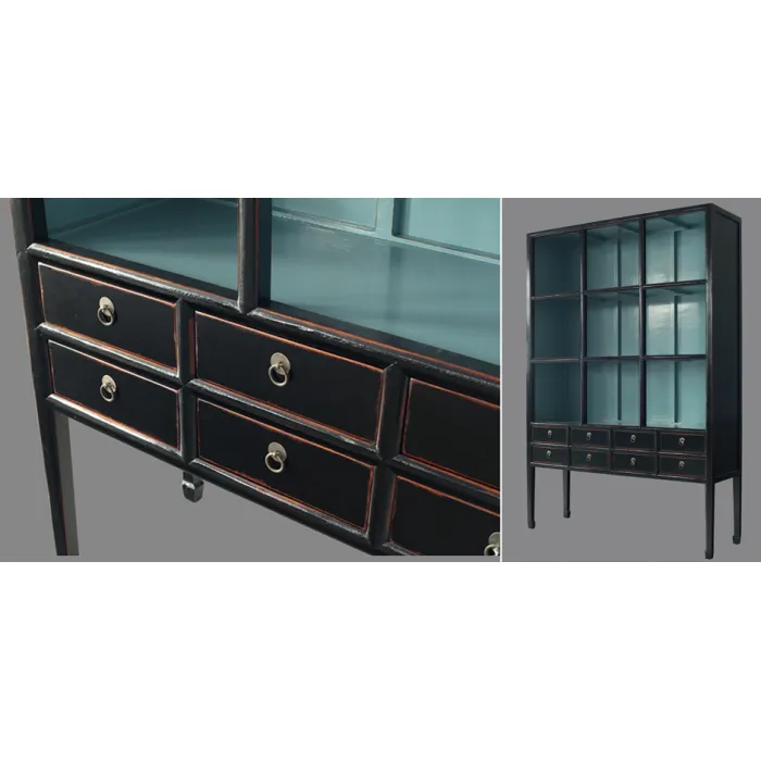 Стеллаж Сhinoise black and blue от ImperiumLoft