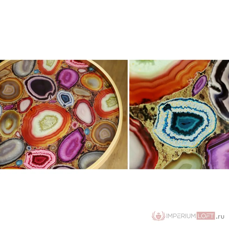 Журнальный стол Purple agate от ImperiumLoft