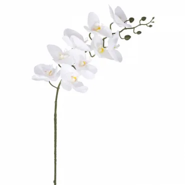 Декоративный искусственный цветок White Orchid