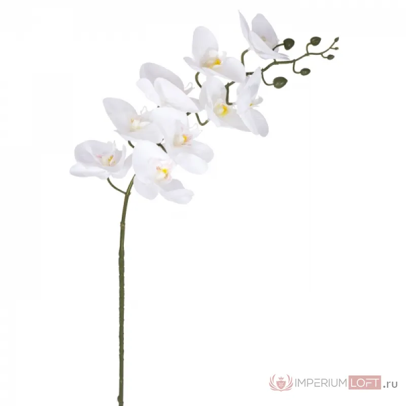 Декоративный искусственный цветок White Orchid от ImperiumLoft