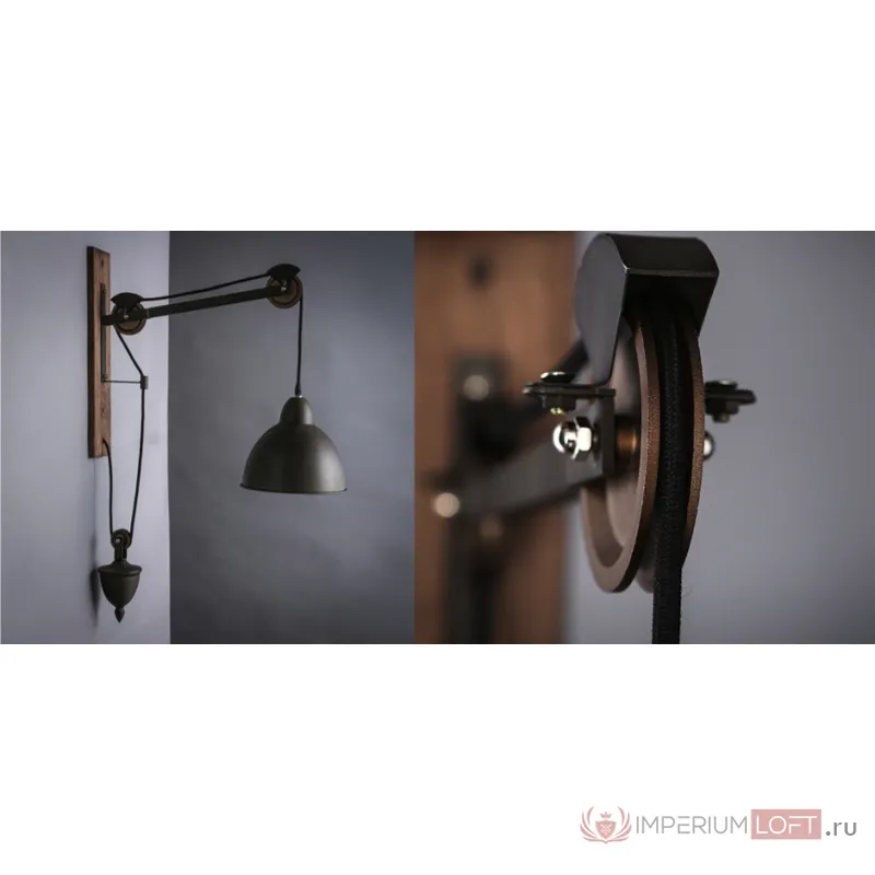 Настенный светильник Steampank Rust Iron Wall Lamp от ImperiumLoft