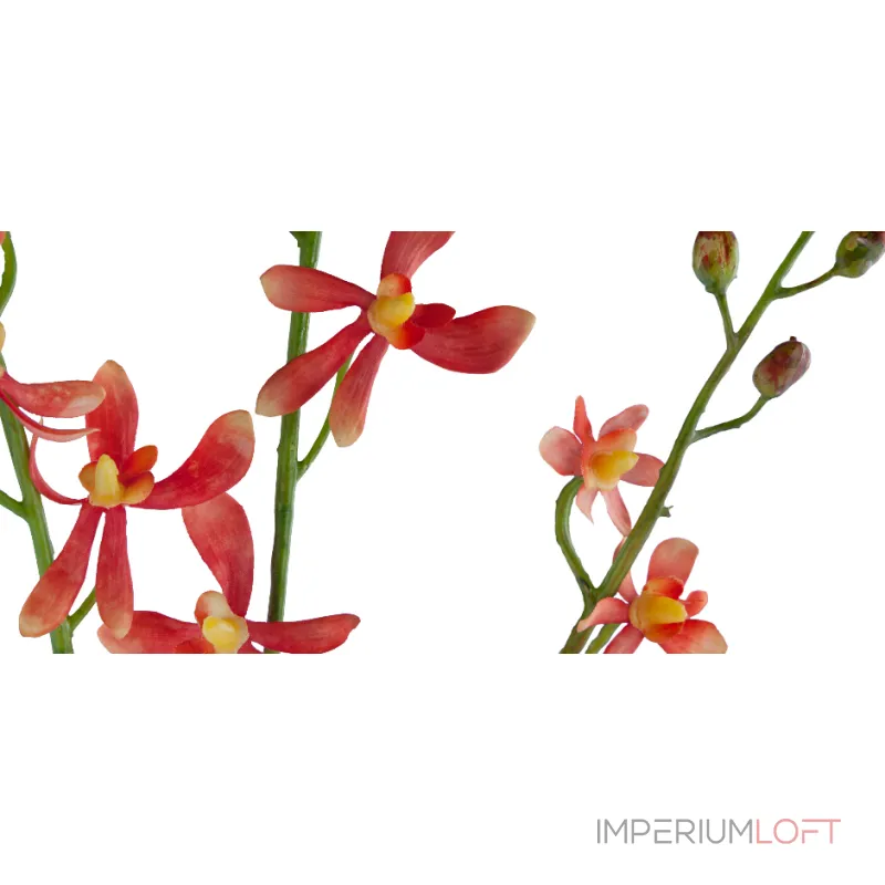 Декоративный искусственный цветок Red Orchid