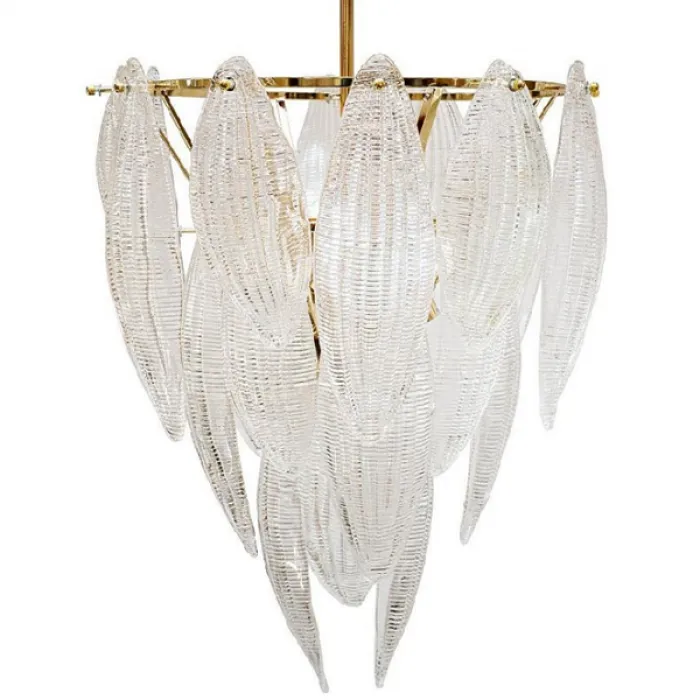 Textured glass Chandelier от ImperiumLoft