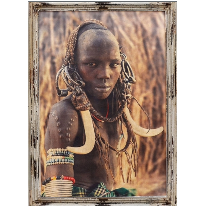 Постер Jovem Mursi  Omo Valley Ethiopia от ImperiumLoft